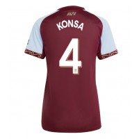Aston Villa Ezri Konsa #4 Domáci Ženy futbalový dres 2025-26 Krátky Rukáv